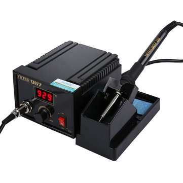 110-265V 967 Power Electric Soldering Station SMD Rework Welding Iron Holder Set