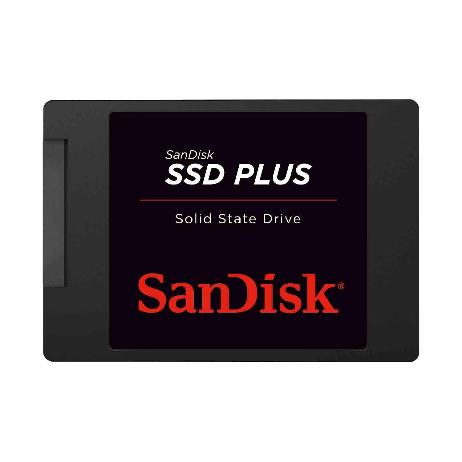 SanDisk SSD Plus 120 Go Disque SSD interne 2,5’’ jusqu’à 530 Mo/s