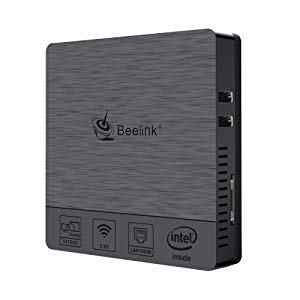 Beelink BT3Pro II Mini PC Computer Windows 10 4GB Ram 64GB eMMC Intel Atom x5-Z8350 Multi Media Desktop PC HDMI VGA Dual Display, Full 4K HD H.265 /1000Mbps LAN / 2.4G+5.8G Dual WiFi/VESA Mount