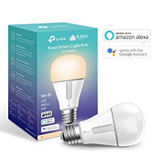 TP-Link KL110 Kasa Smart Ampoule sans Fil E27 10 W Compatible avec Amazon Alexa (Echo et Echo Dot), Google Home et IFTTT à intensité Variable Blanc Chaud