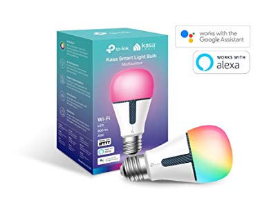 TP-Link KL130 Kasa Smart WiFi Ampoule E27 10 W Fonctionne avec Amazon Alexa (Echo et Echo Dot), Google Home et IFTTT, Changement de Couleur, intensité Variable, Pas de concentrateur