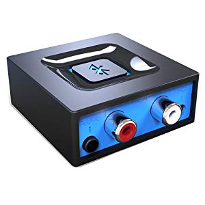 Adapteur Audio Bluetooth pour la Diffusion de Musique vers la Système Audio, Esinkin Adapteur Audio Sans-fil Fonctionne avec Smartphones et Tablettes, Récepteur Bluetooth pour Haut-parleurs