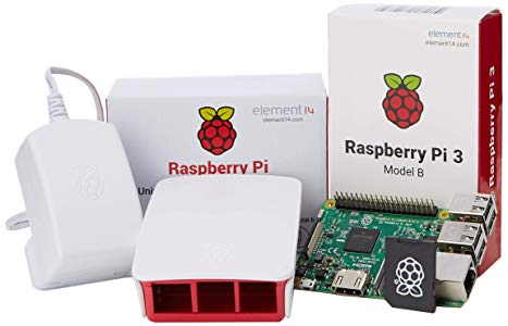 Raspberry Pi 3 Official Desktop Starter Kit (16GB, White)