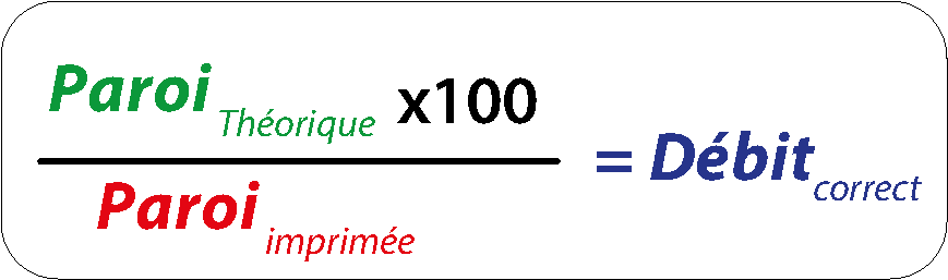 Formule débit correct